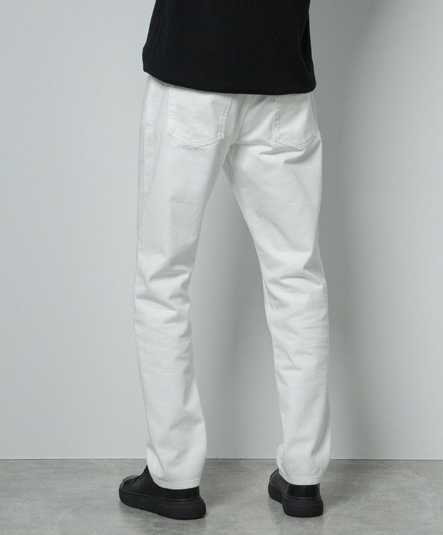 Balmain o1y0426 Denim Pant in White Size US 31 - 3 Thumbnail