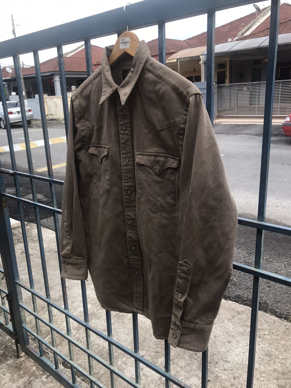 RRL Ralph Lauren RRL western jacket stone button Size US L / EU 52-54 / 3 - 2 Thumbnail