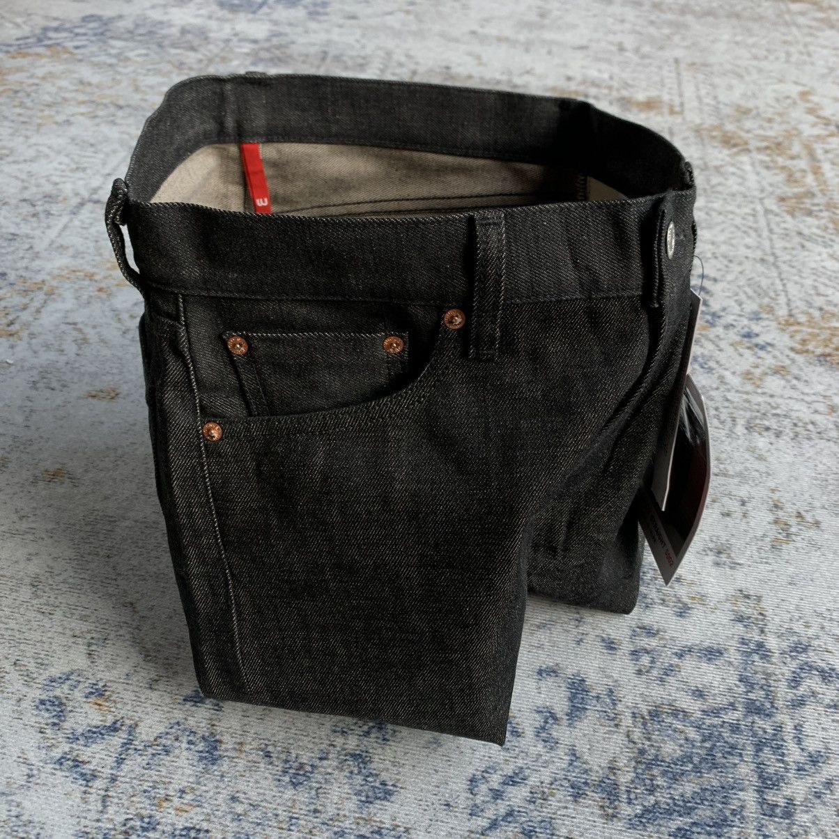 Japanese Brand × Uniqlo × Vintage Rare Vintage Uniqlo S002 Selvedge Regular Fit Straight Pant Size US 32 / EU 48 - 8 Thumbnail