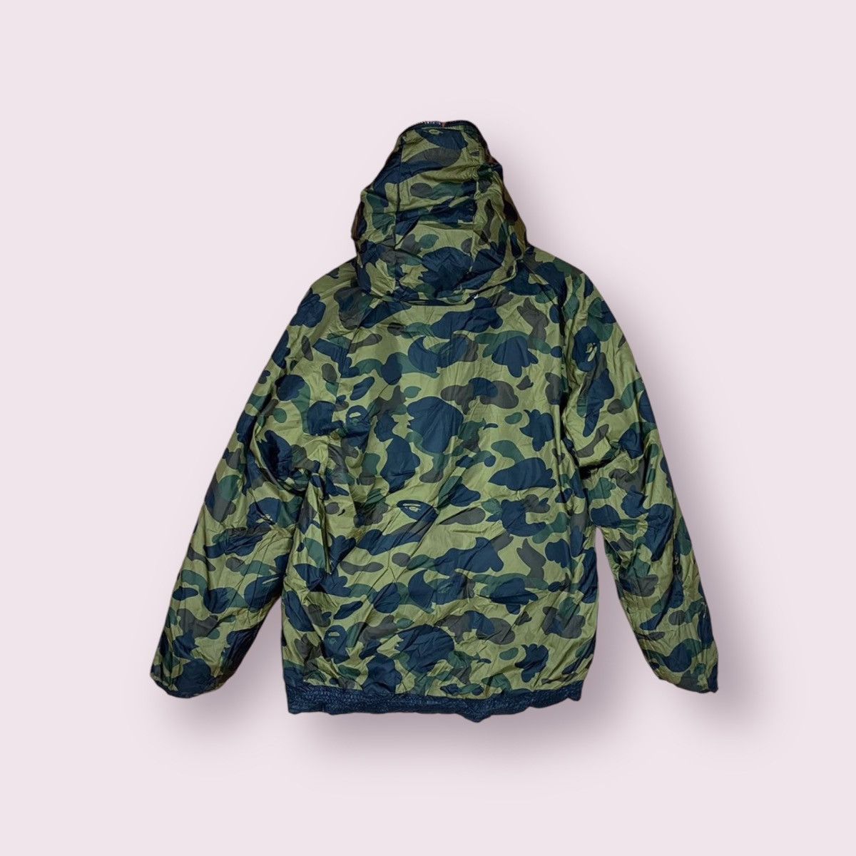 Bape 1st Camo Reversible Down Hoodie Jacket Size US XL / EU 56 / 4 - 2 Thumbnail