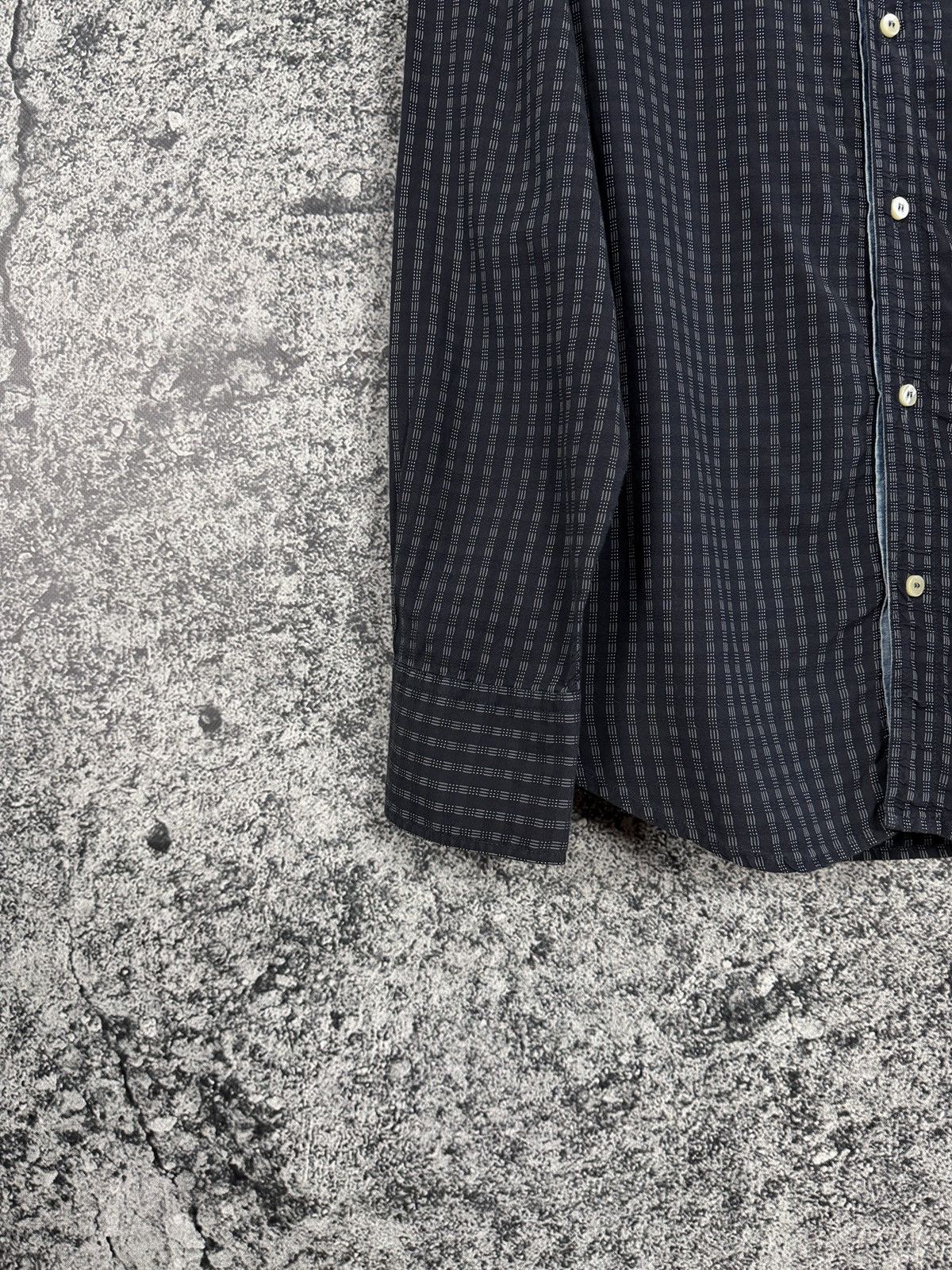 Armani Armani Jeans Long Sleeve Shirt Button Up AJ Check Pattern XL Size US XL / EU 56 / 4 - 4 Thumbnail