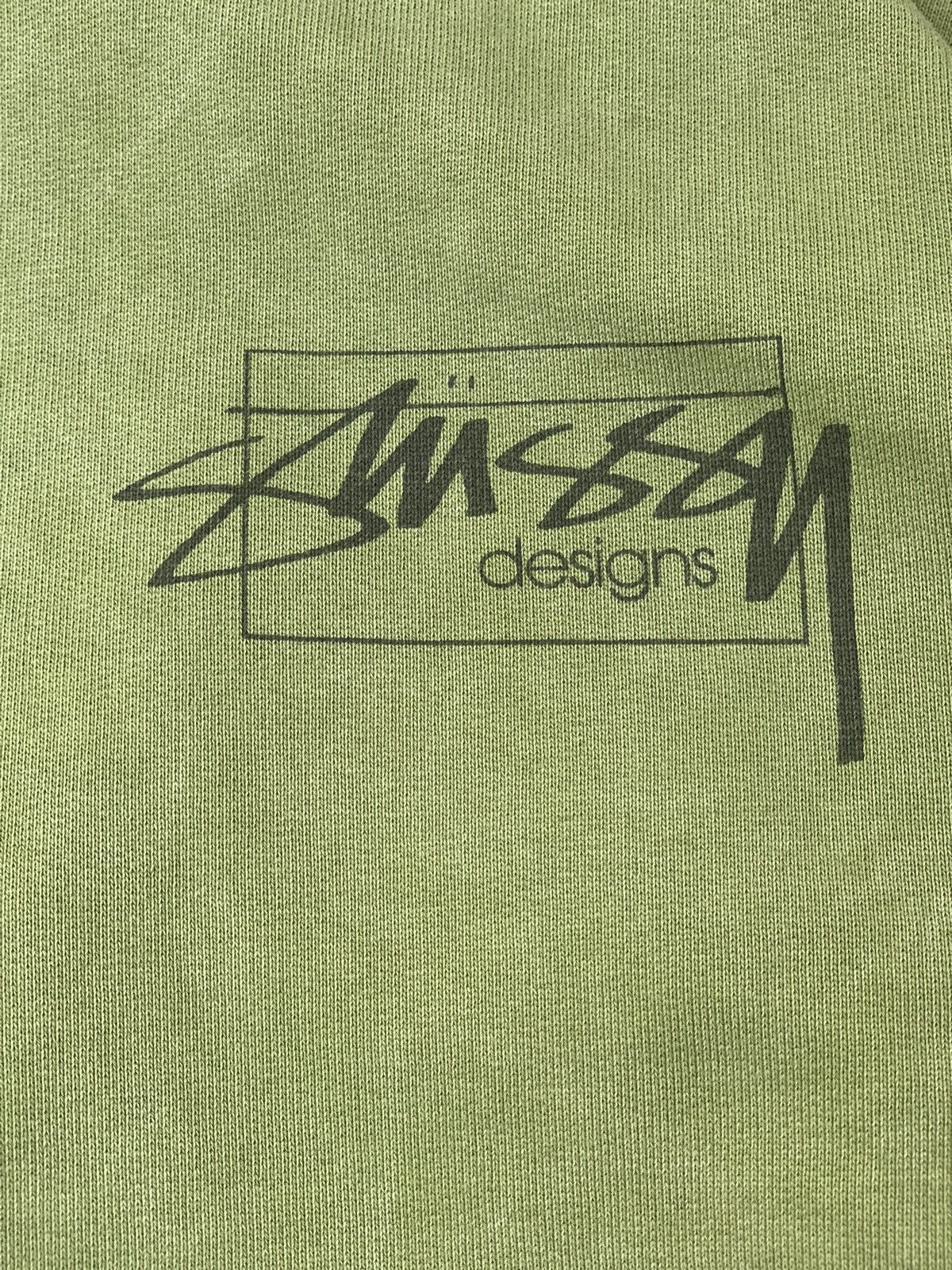 Stussy Stussy Dyed Designs Hoodie Green - Size L Size US L / EU 52-54 / 3 - 3 Thumbnail