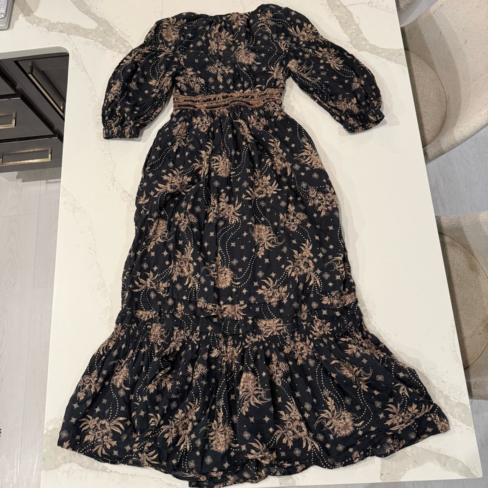 Free People Free People Golden Hour Smocked Bodice Maxi Dress Womens XS Size XS / US 0-2 / IT 36-38 - 13 Thumbnail