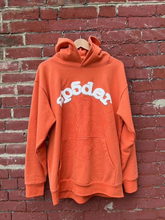 Spider Worldwide Sp5der Websuit Orange Hooded Sweatshirt