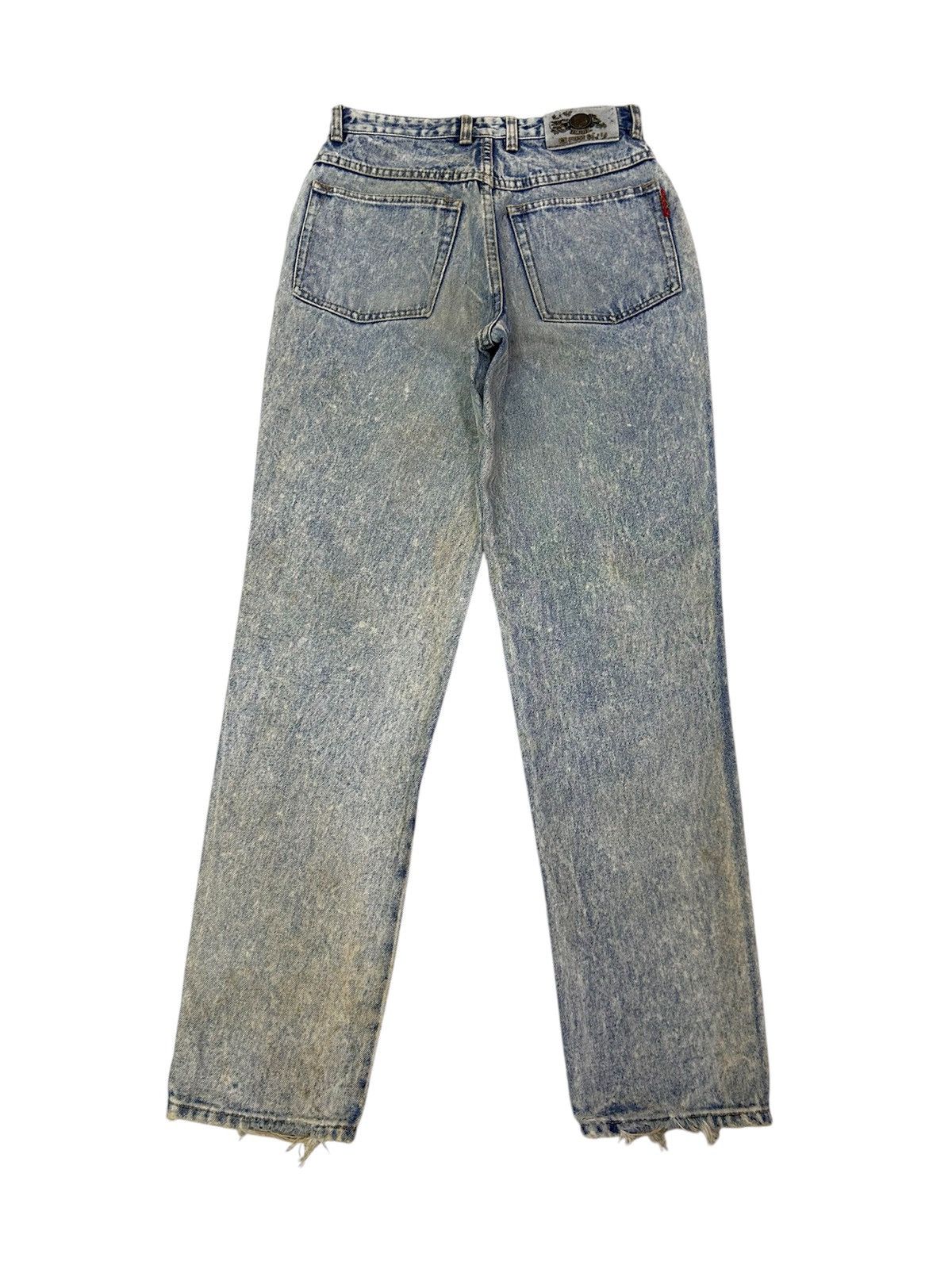 Japanese Brand × Vintage 💥Vintage Japanese Denim Mud Wash Ripped Jeans Size US 27 - 6 Thumbnail