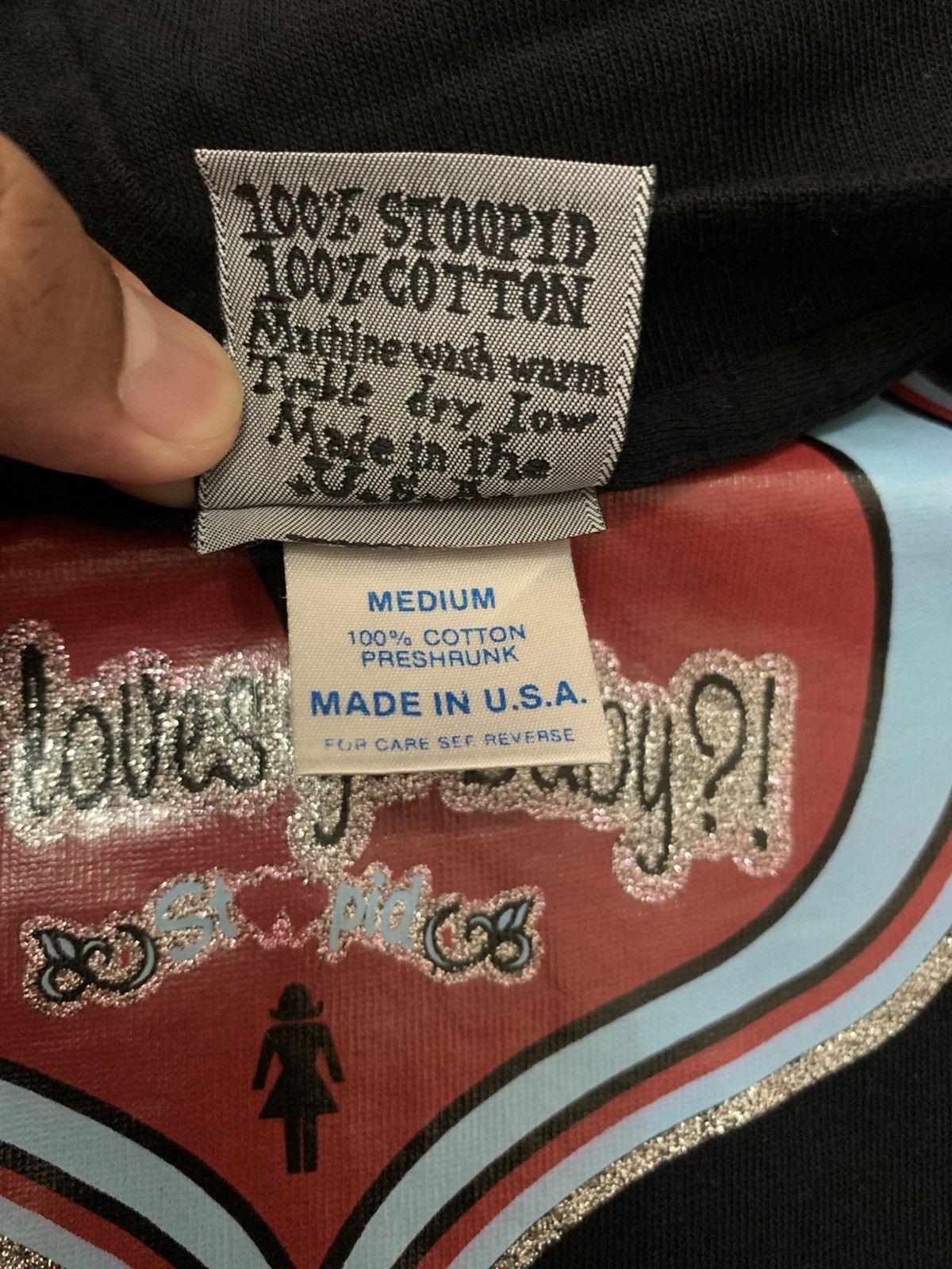 Vintage 90s Stoopid Skateboard “Who Loves Ya Baby” Size US M / EU 48-50 / 2 - 3 Thumbnail