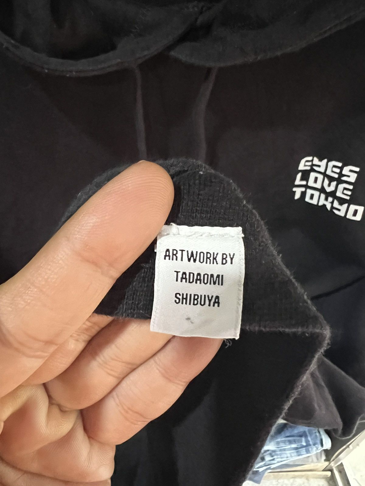 GU 🔥Rare Gu x Tadaomi Shibuya Eyes Love Tokyo Hoodie Size US XL / EU 56 / 4 - 13 Thumbnail