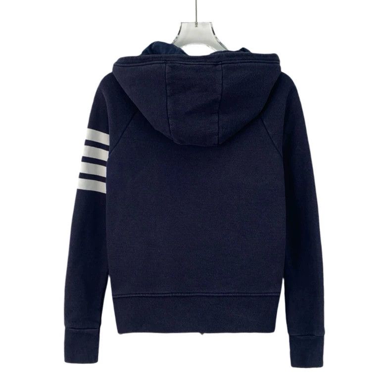 Thom Browne Thom Browne Tie-down pull zipper long sleeve hoodie jacket Size S / US 4 / IT 40 - 2 Thumbnail