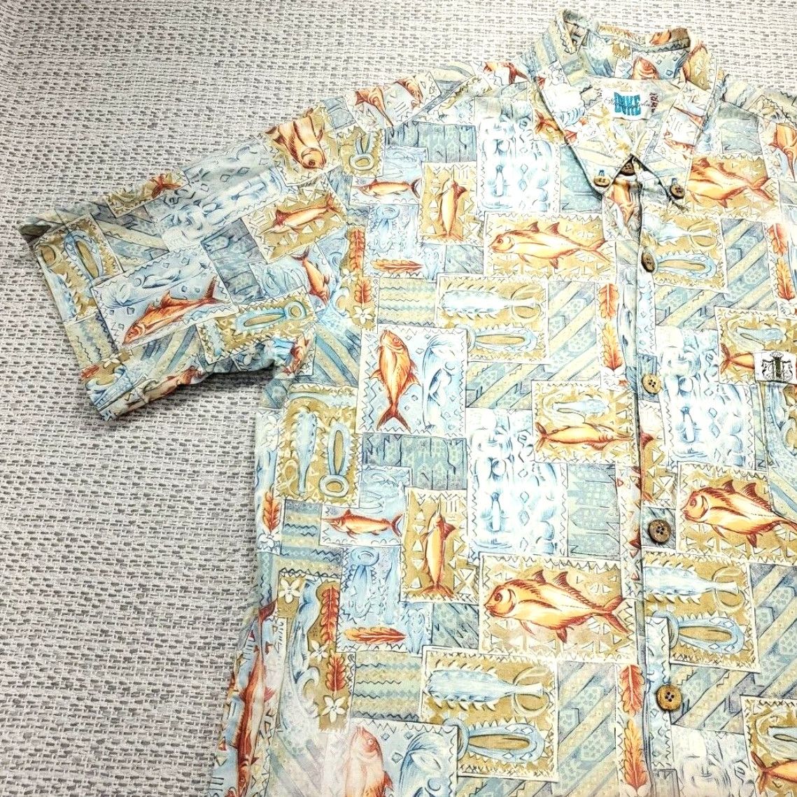 Vintage VINTAGE Duke Kahanamoku Hawaiian Shirt Mens XL Swordfish Surf USA Kahala Size US XL / EU 56 / 4 - 3 Thumbnail