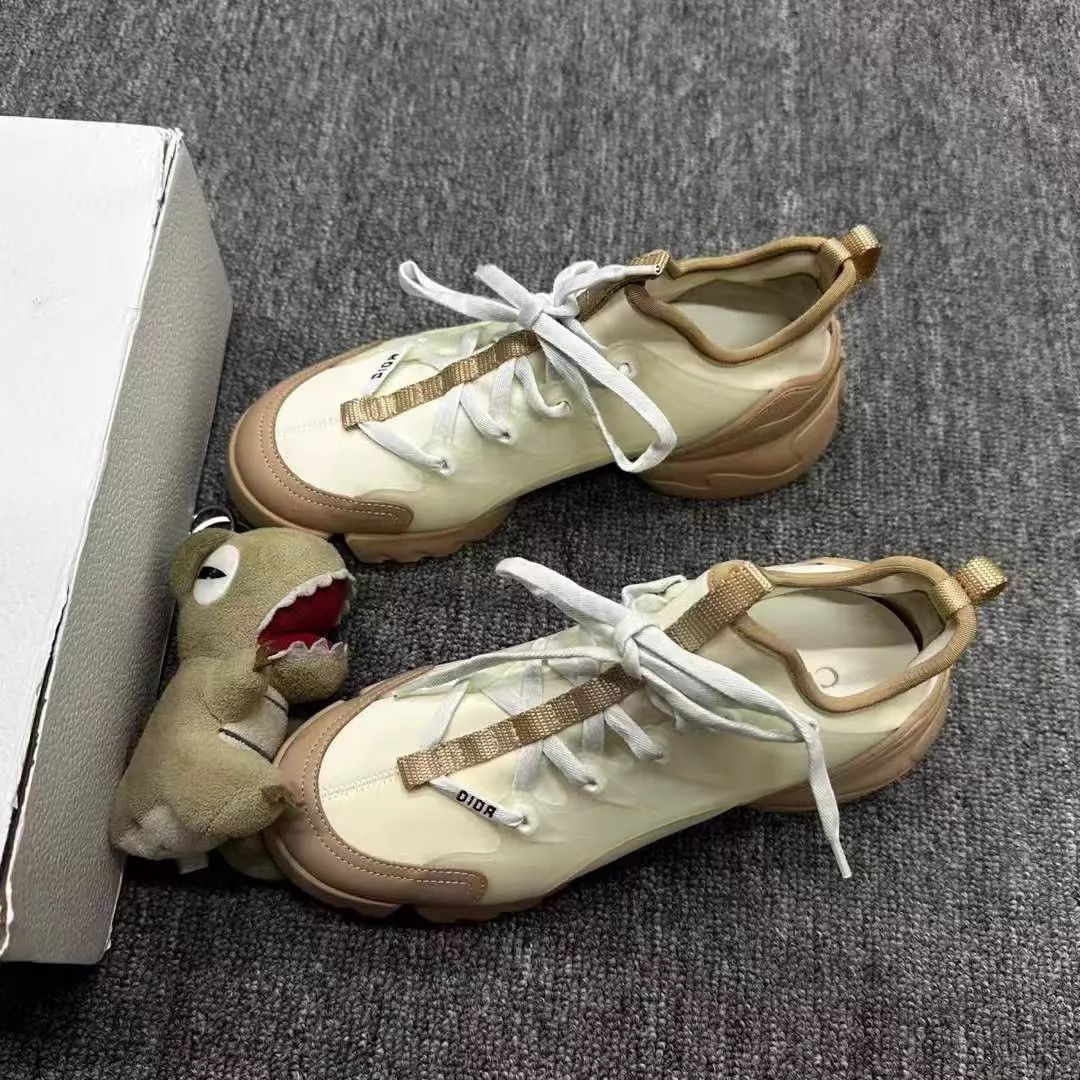 Dior Dior 99 new nude colorblock dad shoe 36 EU with box Size US 5.5 / IT 35.5 - 1 Thumbnail