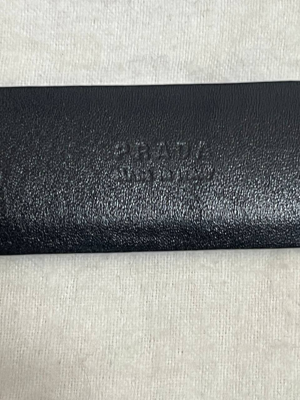 Prada Prada Milano Vintage Plaque Leather Belt Size ONE SIZE - 4 Thumbnail