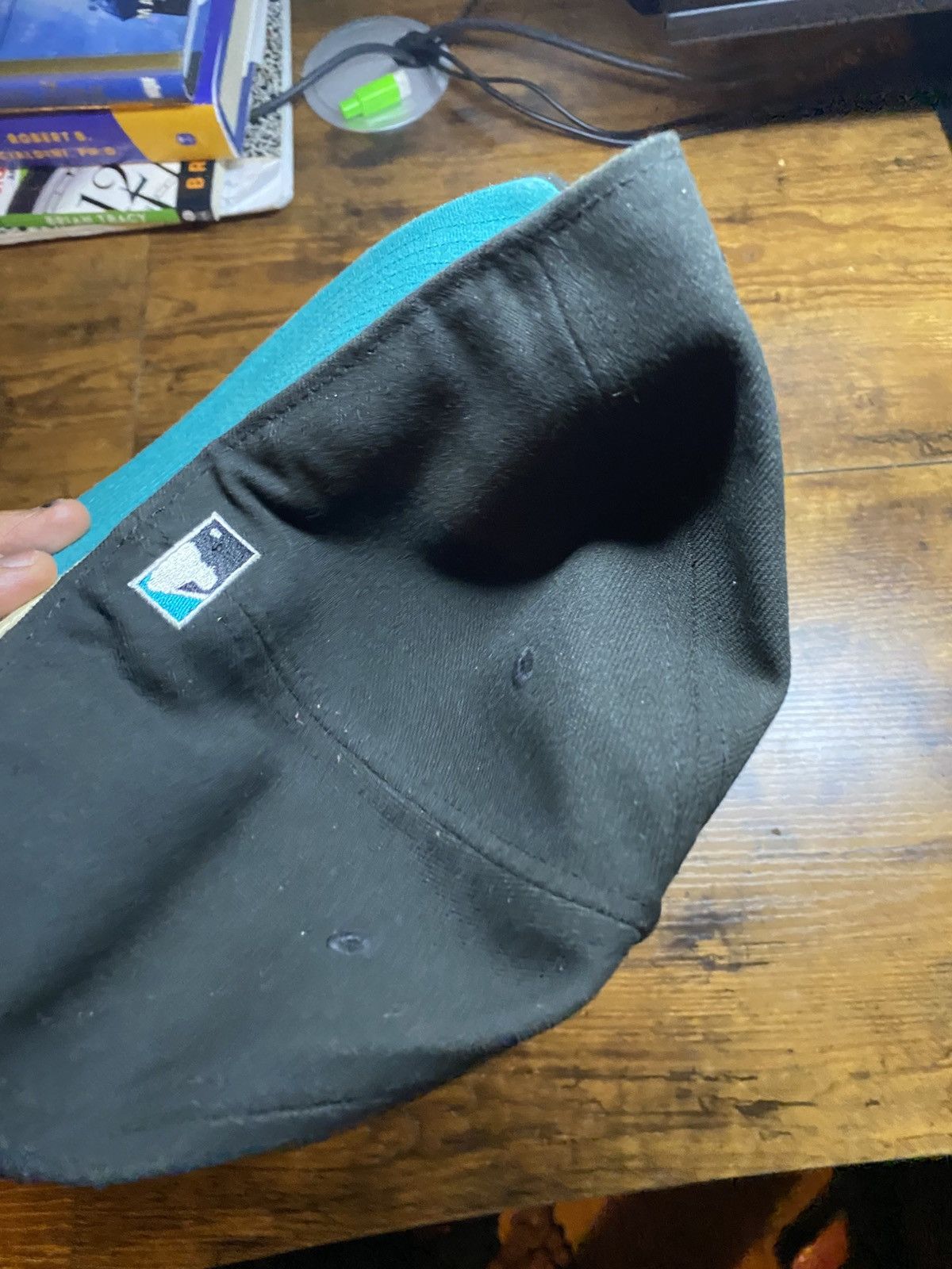 Hat Club Hat club teal brim Size ONE SIZE - 4 Thumbnail