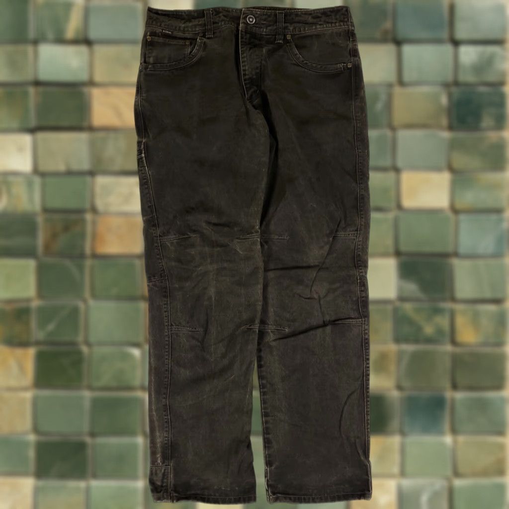 Vintage VINTAGE Kuhl Jeans Crag Series Jeans Mens 33x32 Brown Patina Dye Straight Size US 33 - 1 Thumbnail