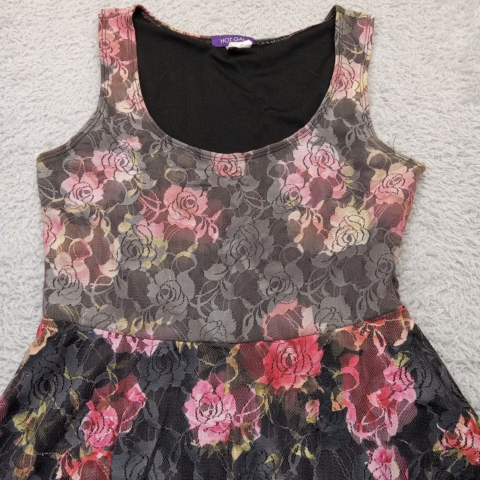 & Other Stories Hot Gal Dress M Women's Sleeveless Sheer Side Zip Floral Size M / US 6-8 / IT 42-44 - 2 Thumbnail