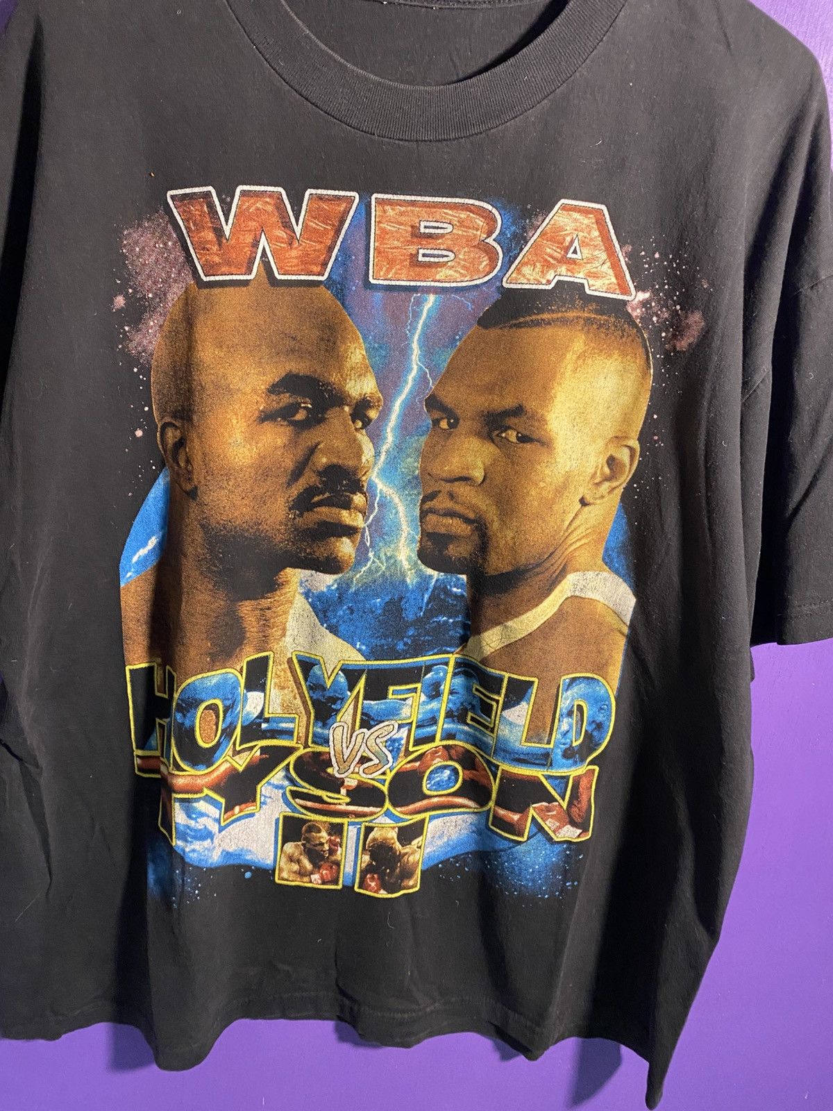 Rap Tees Vintage 90s WBA Holyfield vs Tyson rap tee Size US XL / EU 56 / 4 - 3 Thumbnail