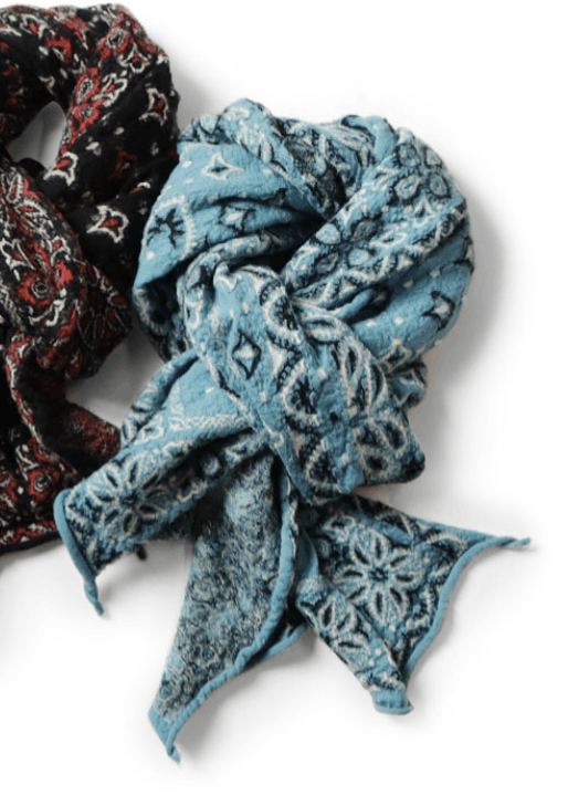 Kapital Shrinkable Wool Colorful BIG Mama Bandana Scarf Size ONE SIZE - 2 Thumbnail