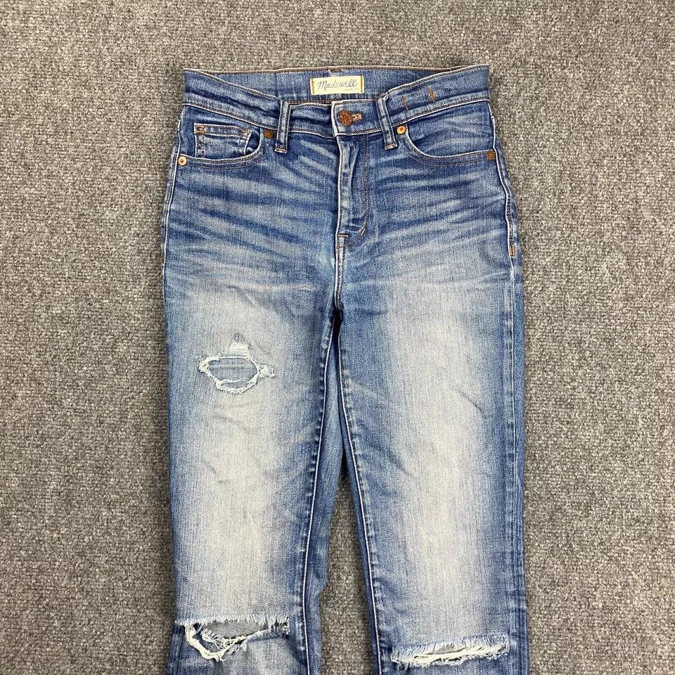 Madewell Madewell Jeans Women's 25 High Riser Skinny Denim Light Wash Size 25" / US 0 / IT 36 - 2 Thumbnail
