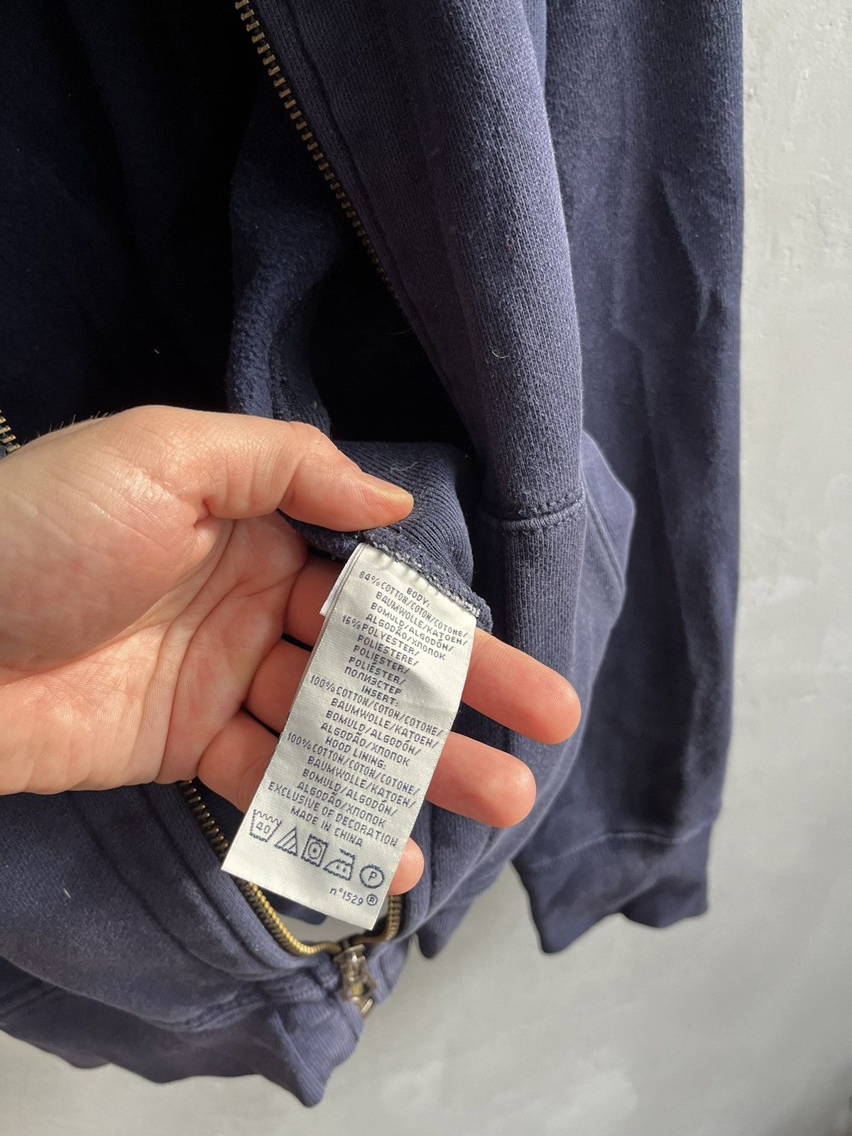 Ralph Lauren × Vintage Ralph Lauren zip hoodie vintage side M Size US M / EU 48-50 / 2 - 10 Thumbnail