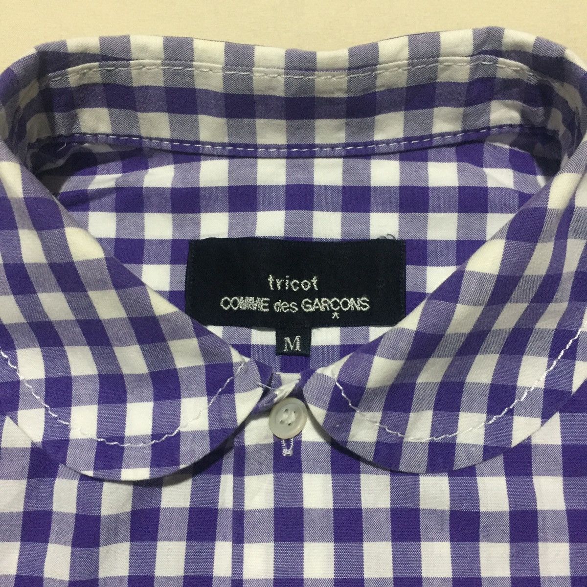 Comme des Garcons Tricot Comme des Garcons Gingham Shirt Button Ups Size M / US 6-8 / IT 42-44 - 3 Thumbnail