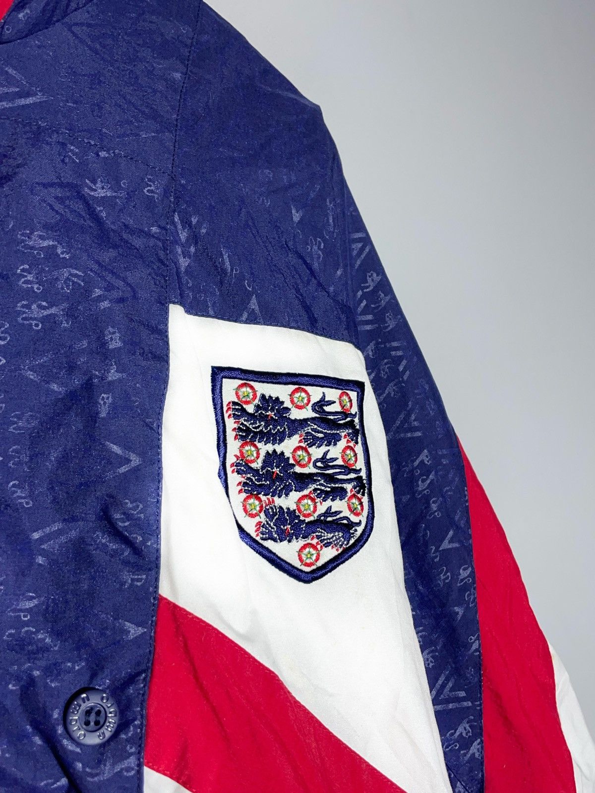 Umbro × Vintage England 1992 Umbro Vintage Y2k Streetwear Tracksuit Jacket Size US L / EU 52-54 / 3 - 4 Thumbnail