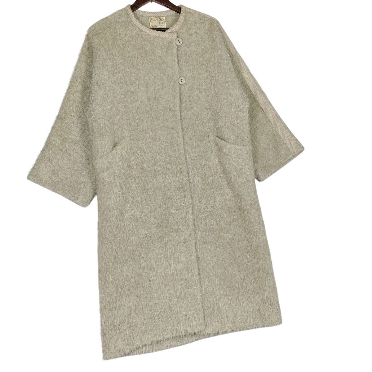 Agnona Vintage Altuna Agnona Alpaca Wool Coat Made in Italy Size S / US 4 / IT 40 - 7 Thumbnail