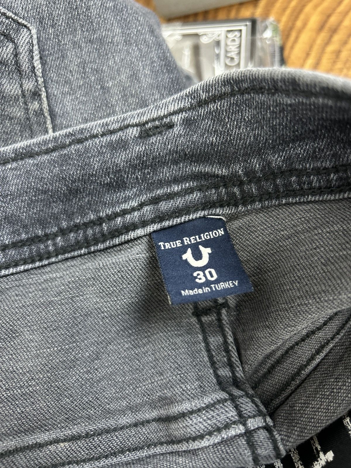 True Religion True Religion Marco Relaxed Taper Slim Denim Jeans Grey 30 Size US 30 / EU 46 - 10 Thumbnail