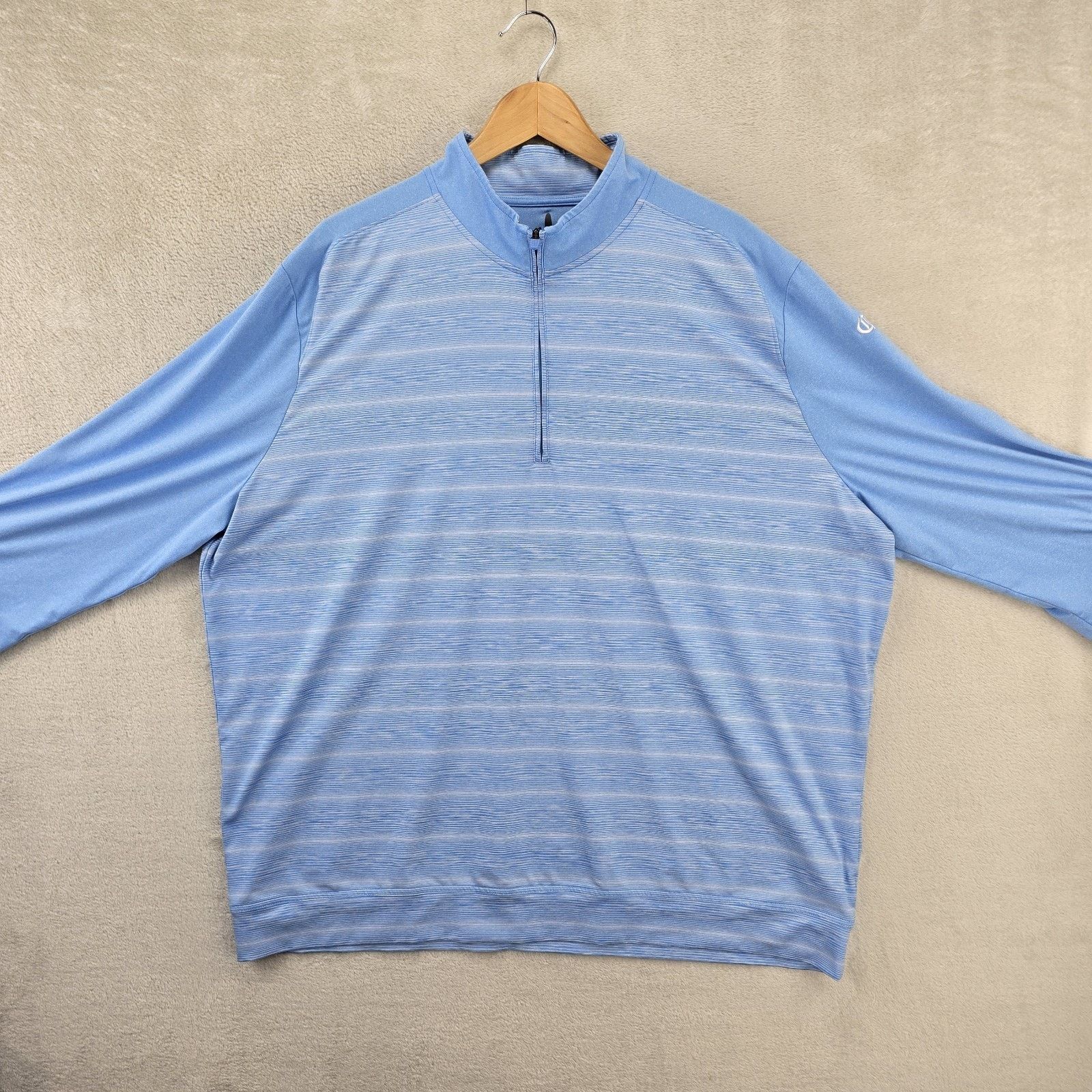 johnnie-O Johnnie-O Golf Pullover Bert 1/4 Zip XXL Striped Corona Logo Size US XXL / EU 58 / 5 - 2 Thumbnail