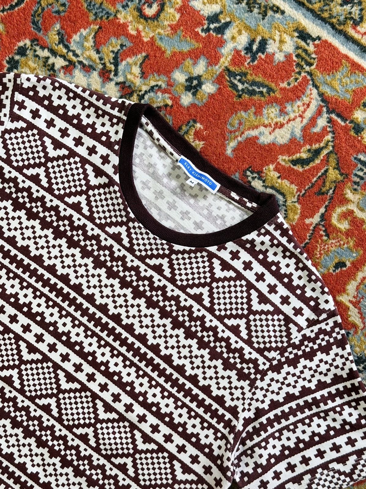 Vivienne Westwood Eley Kishimoto Aztec Print T-Shirt Tee Size US M / EU 48-50 / 2 - 7 Thumbnail