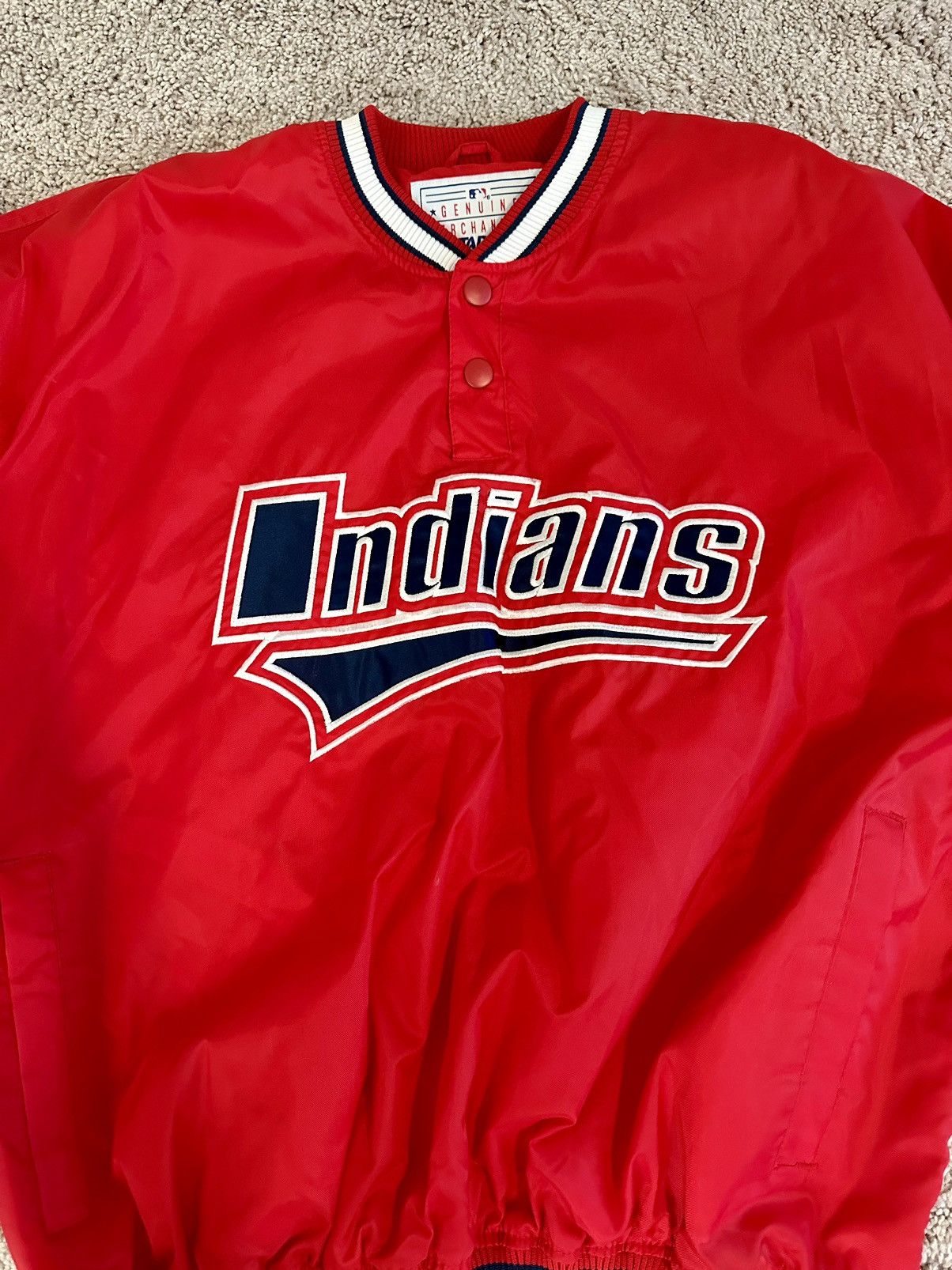 Starter Vintage Cleveland Indians Starter Jacket, Sz XL Size US XL / EU 56 / 4 - 2 Thumbnail