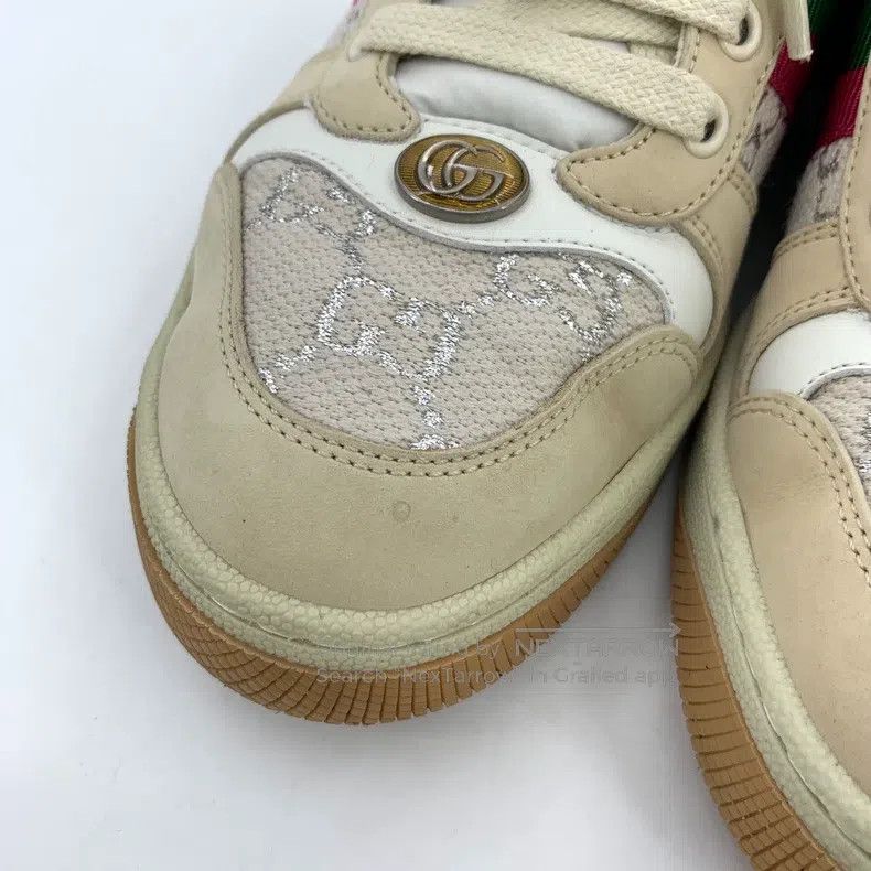 Gucci Gucci Colour-blocked logo embossed striped webbing casual Size US 6.5 / IT 36.5 - 9 Thumbnail