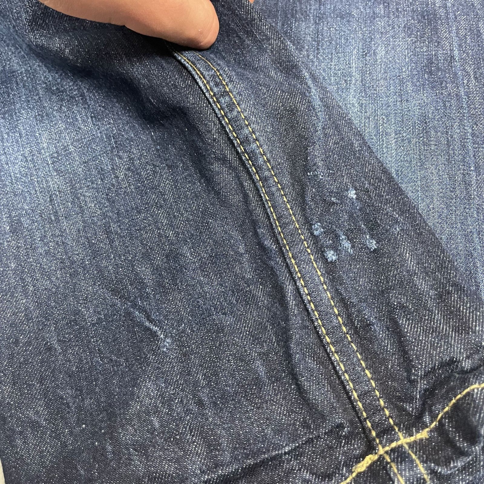 Carhartt × Vintage Carhartt Men's Navy Cotton Denim Straight Texas Pants 29x32 Size US 29 - 5 Thumbnail