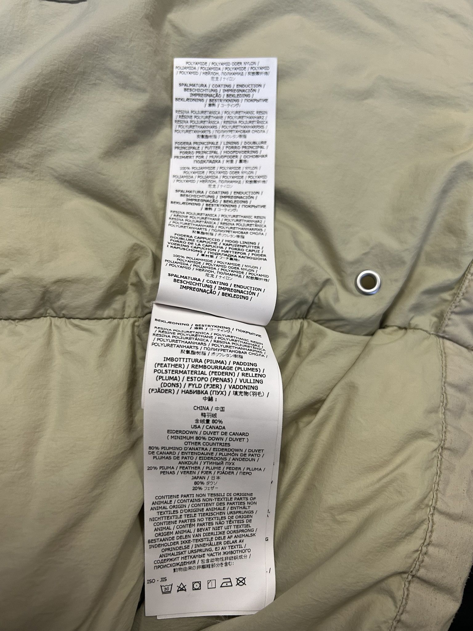 Stone Island Stone island naslan light watro down-tc puffer jacket Size US L / EU 52-54 / 3 - 21 Thumbnail