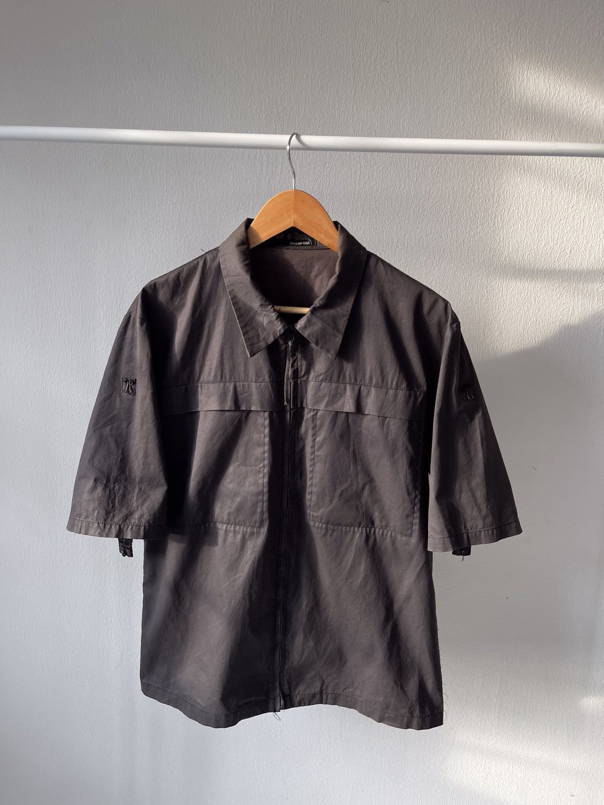 If Six Was Nine × Le Grande Bleu (L.G.B.) × Yasuyuki Ishii Yasuyuki Ishii ‘Exalt Of Violence’ Two Pocket Zip Shirt Size US M / EU 48-50 / 2 - 3 Thumbnail