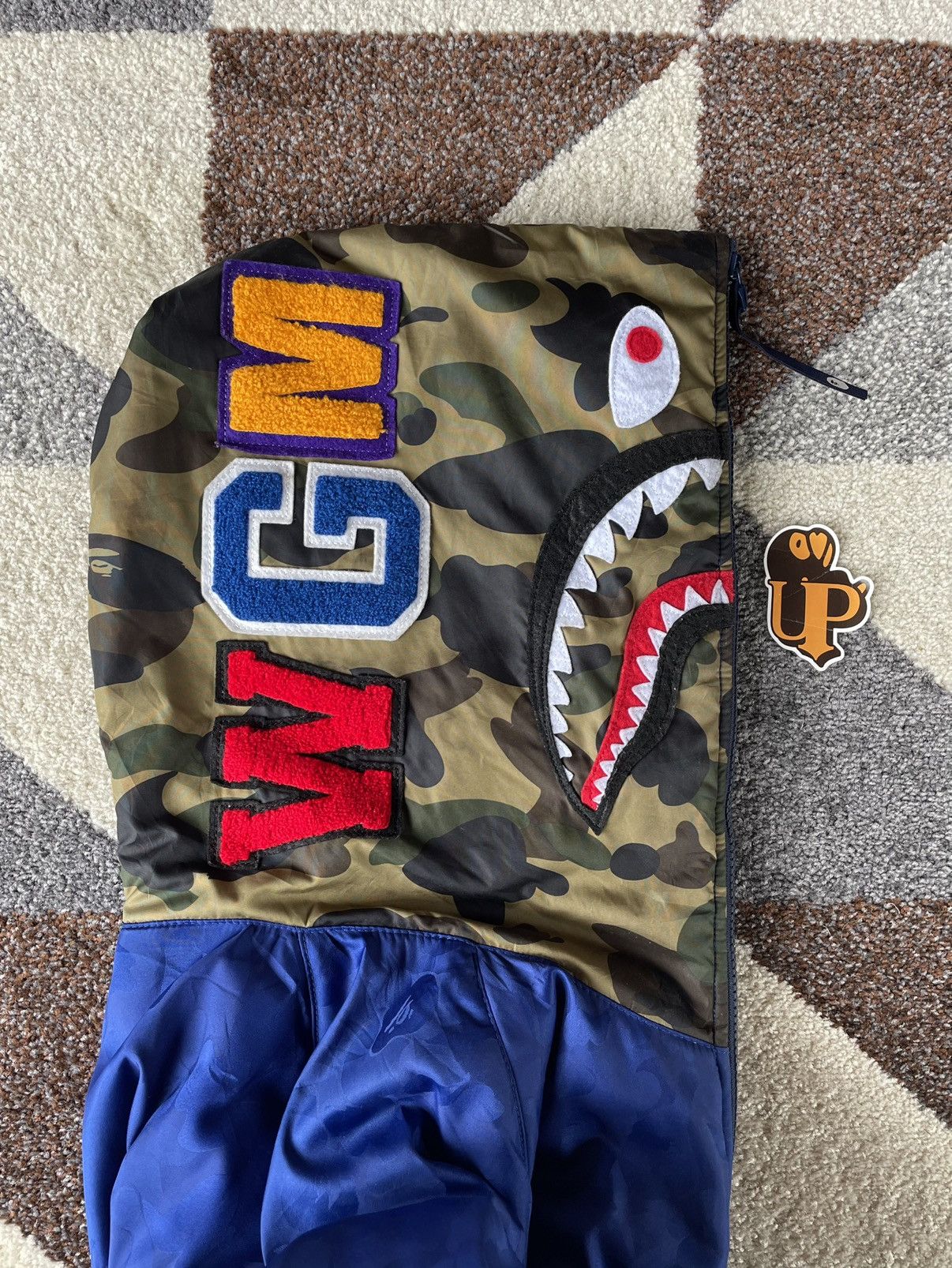 Bape Bape ABC Jacquard Camo Shark Heavy Jacket Size US L / EU 52-54 / 3 - 8 Thumbnail
