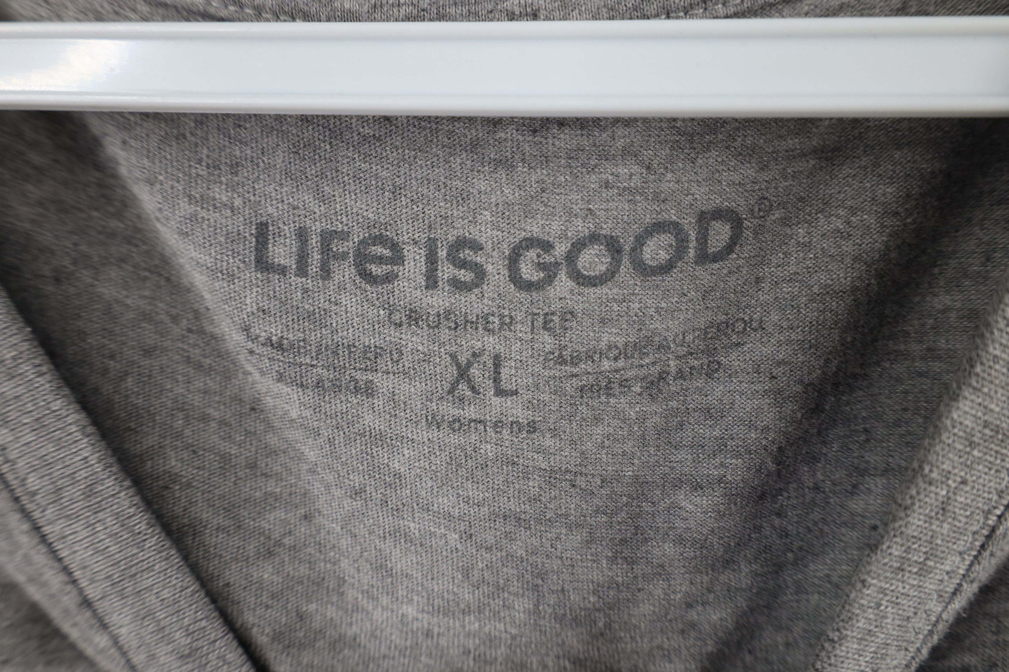 Life is Good × Vintage Life Is Good Crusher Night Mountains Stars T-Shirt Gray Size XL / US 12-14 / IT 48-50 - 8 Thumbnail