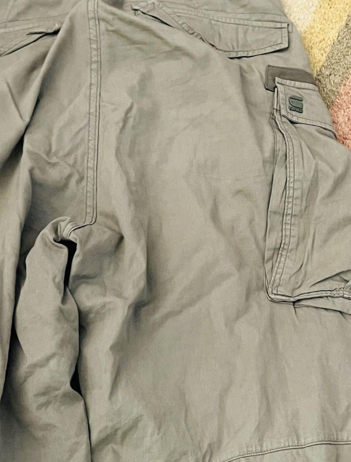G-Star G-Star Raw Rovic Parachute Premium Shamrock Cargo Pants Size US 29 - 7 Thumbnail