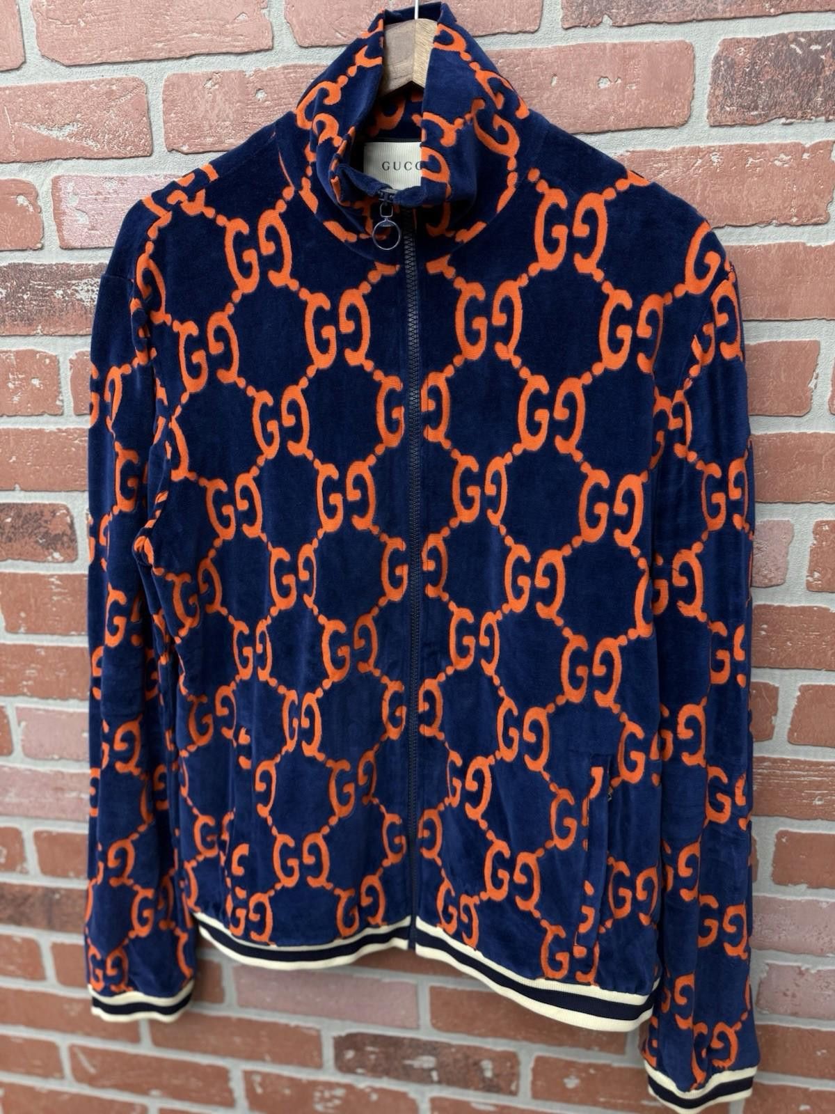 Gucci GUCCI GG Print Monogram Chenille Sweater Large $1850 Retail Size US L / EU 52-54 / 3 - 4 Thumbnail