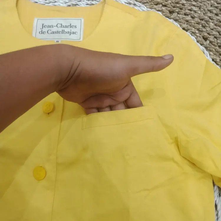 Jean Charles De Castelbajac Vintage jean charles de castlebajac boxy cropbutton shirt Size M / US 6-8 / IT 42-44 - 10 Thumbnail