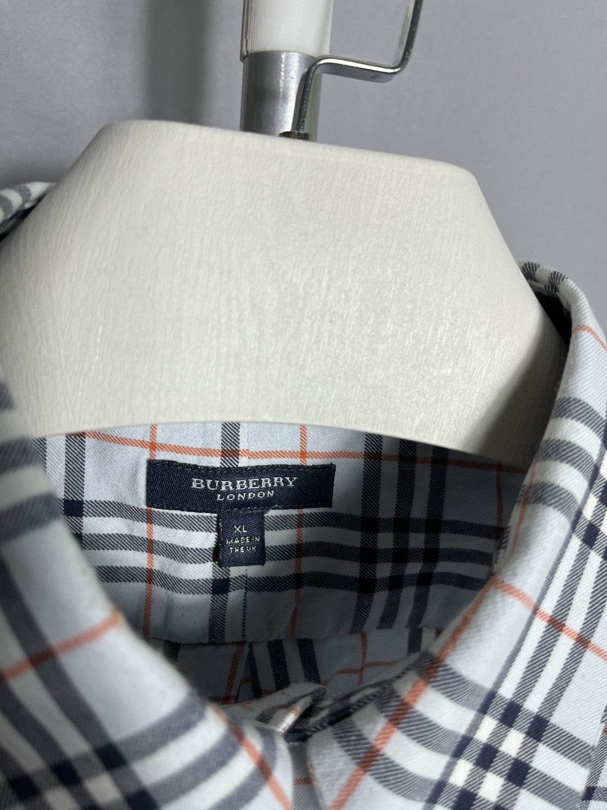 Burberry Burberry Nova Check Short Sleeve Shirt Blue Men's cotton Size US XL / EU 56 / 4 - 5 Thumbnail