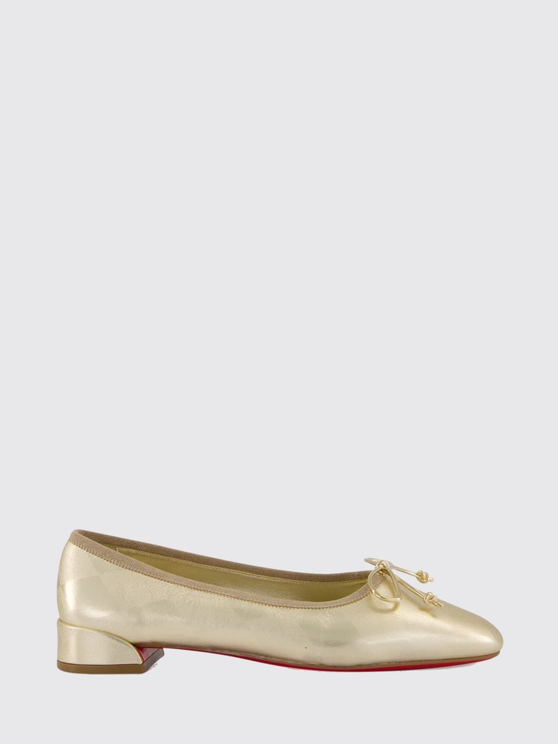 Christian Louboutin Christian Louboutin Ballet Flat Woman Platinum Size US 9.5 / IT 39.5 - 1 Preview
