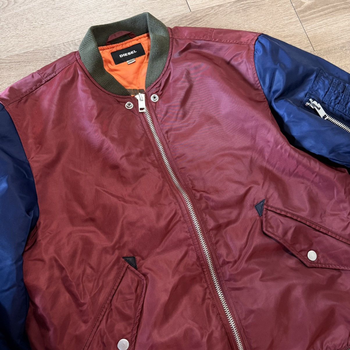 Diesel Diesel Men's XL Bomber Jacket Full Zip Size US XL / EU 56 / 4 - 2 Thumbnail
