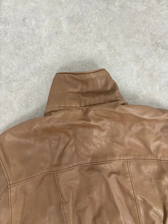 Daniele Alessandrini 2000s Daniele Alessandrini Agent Beige Leather Jacket Size US M / EU 48-50 / 2 - 5 Thumbnail