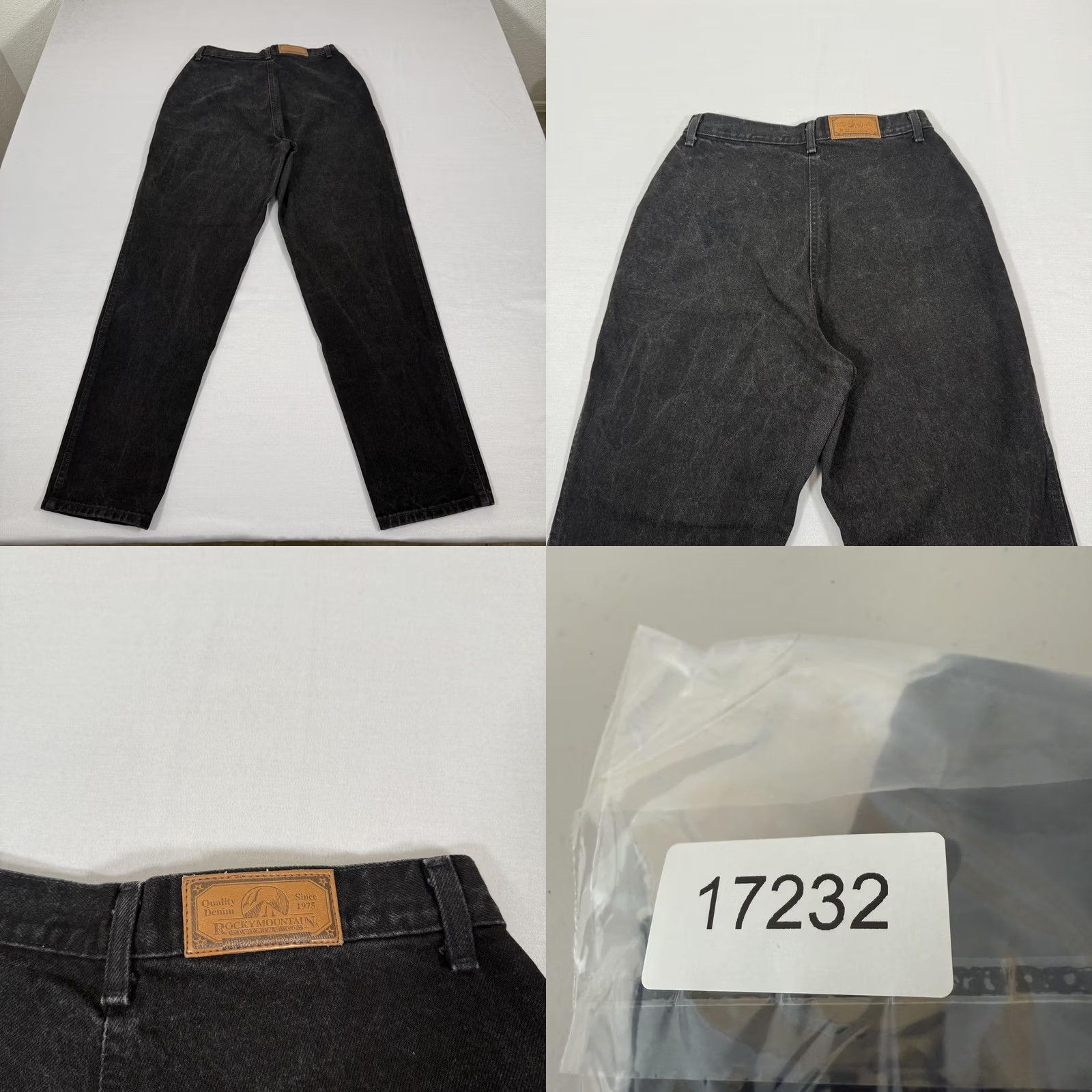Vintage VINTAGE Rocky Mountain Jeans Womens 13 Black Slim Fit Denim Pants 90s Size 34" / US 12 / IT 48 - 9 Thumbnail