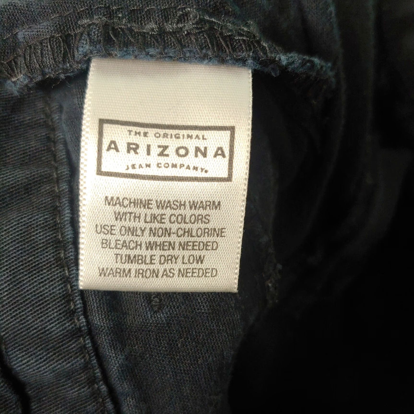 Vintage VINTAGE Arizona Jean Co Women’s Canvas Cargo Pants Y2K Distressed Blue Size 9 Size 35" - 7 Thumbnail
