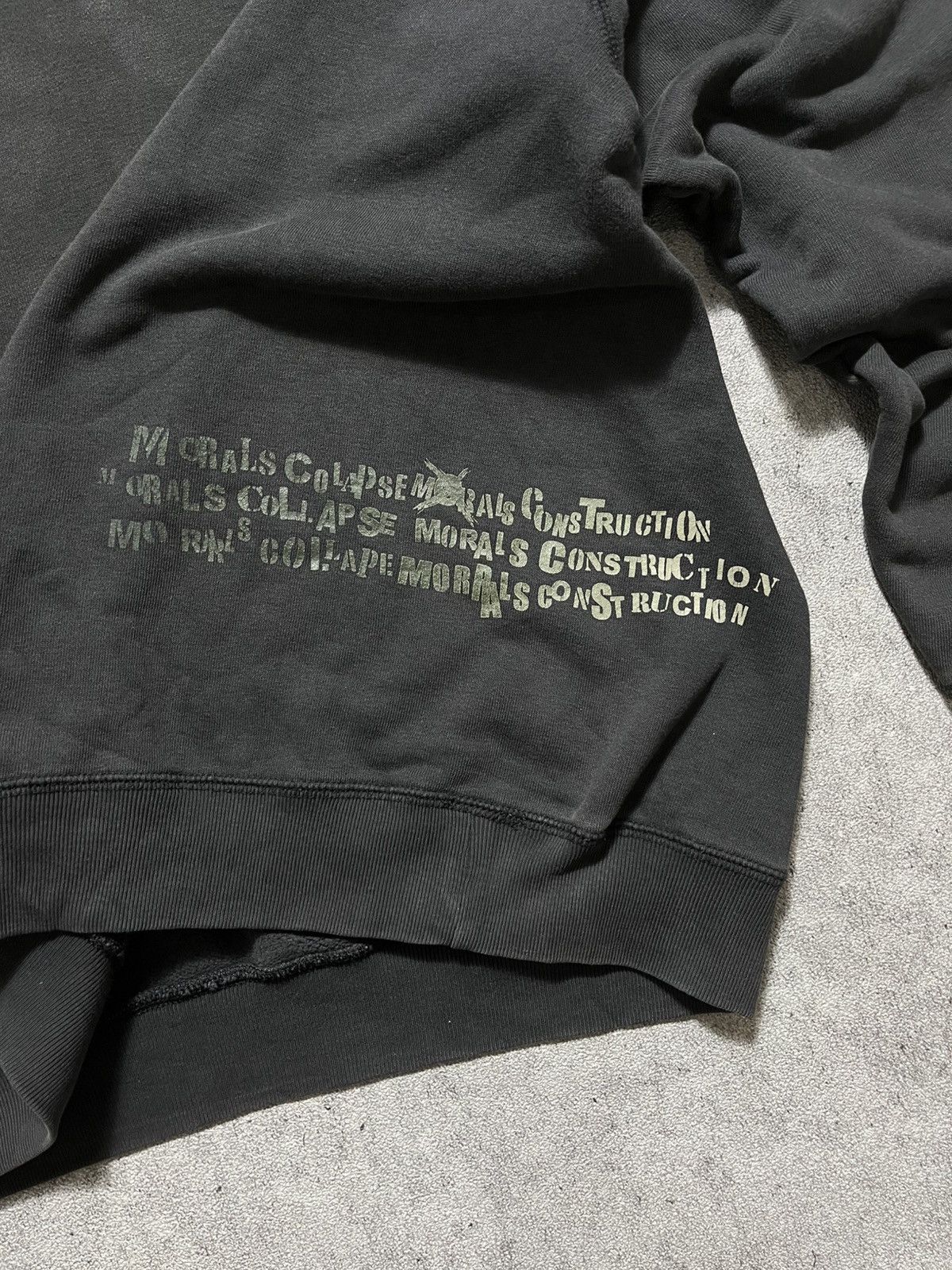 Number (N)ine Number Nine X Brth:Breath Passive MoralsColapse Sweatershirt Size US XL / EU 56 / 4 - 4 Thumbnail