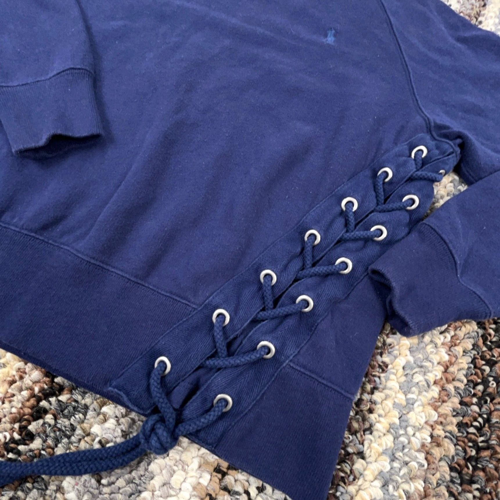 Polo Ralph Lauren Polo Ralph Lauren Sweatshirt Women XS Blue Crew Neck Fleece Pullover Regular Fit Classic Size XS / US 0-2 / IT 36-38 - 3 Thumbnail