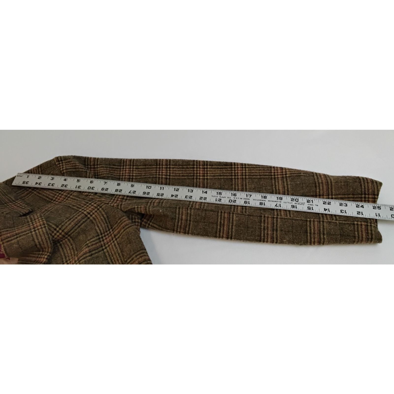 Other Sundance Duster Jacket Women's XS Brown Plaid Wool Blend Size XS / US 0-2 / IT 36-38 - 15 Thumbnail