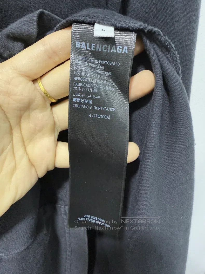 Balenciaga Balenciaga Black Sunset Eiffel Tower Long Sleeve Size US XL / EU 56 / 4 - 4 Thumbnail