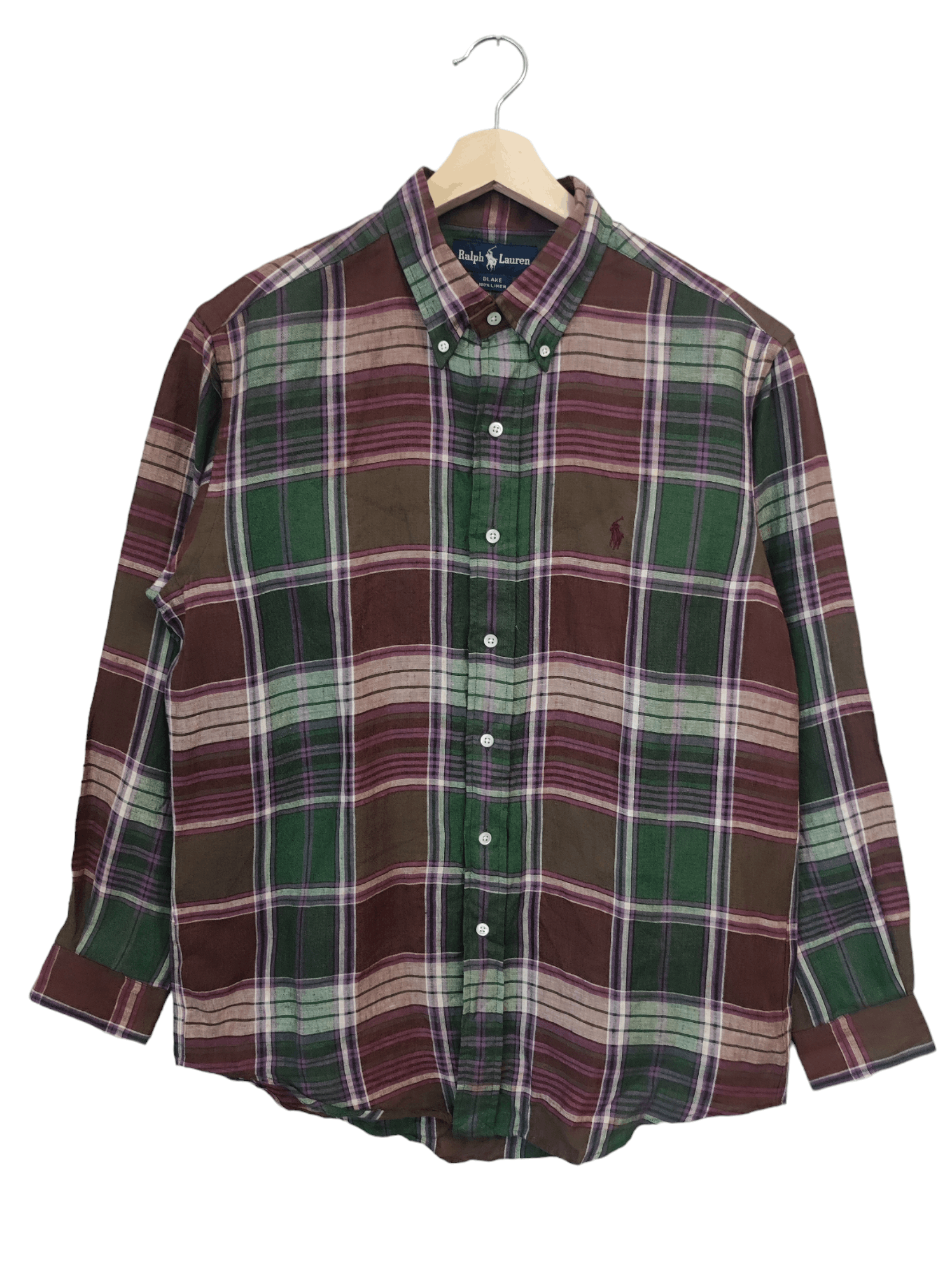 Polo Ralph Lauren × Vintage Vintage 90s Polo Ralph Lauren Line easy shirt PRL Size US L / EU 52-54 / 3 - 1 Thumbnail