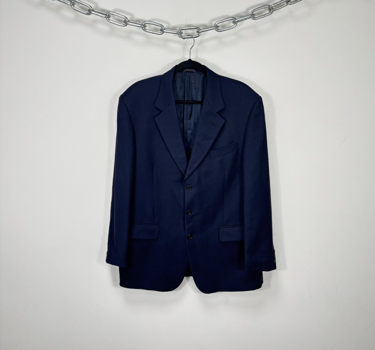 Missoni Vintage Missoni Example Navy Luxury Wool Blazer Jacket Size 46R - 1 Thumbnail